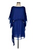 BCBGMAXAZRIA 100% Polyester Solid Blue Casual Dress Size S - photo 1