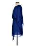 BCBGMAXAZRIA 100% Polyester Solid Blue Casual Dress Size S - photo 5