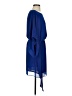 BCBGMAXAZRIA 100% Polyester Solid Blue Casual Dress Size S - photo 4