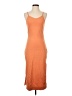 Nike Solid Orange Casual Dress Size XS - photo 1