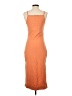 Nike Solid Orange Casual Dress Size XS - photo 2