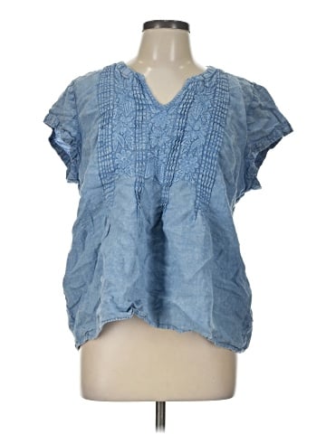 Coldwater Creek Short Sleeve Blouse (view 1)