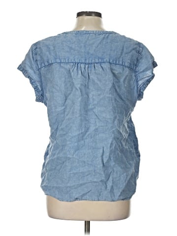 Coldwater Creek Short Sleeve Blouse (view 2)