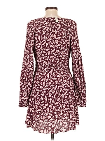 Madewell Smocked Y-Neck Mini Dress in Floral (view 2)