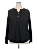 Anrabess Black Long Sleeve Henley Size 3X - photo 1