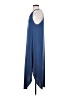 Double Zero Solid Blue Casual Dress Size S - photo 5