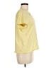 Classic Elements 100% Cotton Yellow Short Sleeve Top Size M - photo 4