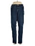 Almost Famous Solid Blue Jeans Size 14 - photo 1