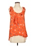 Maeve 100% Polyester Orange Sleeveless Blouse Size 2 - photo 1