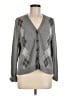 Lands' End Argyle Gray Cardigan Size M (estimated) - photo 1