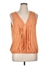 M.S.S.P. Orange Sleeveless Blouse Size XL - photo 1