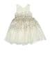 H&M 100% Polyester Stars Ivory Dress Size 2 - 3T - photo 2
