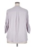 Torrid 100% Polyester Gray 3/4 Sleeve Blouse Size 2X Plus (2) - photo 2
