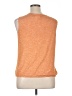 M.S.S.P. Orange Sleeveless Blouse Size XL - photo 2