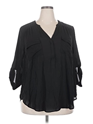 Torrid 3/4 Sleeve Blouse (view 1)