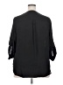 Torrid 100% Polyester Black 3/4 Sleeve Blouse Size 2X Plus (2) - photo 2