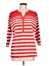 L.L.Bean 100% Cotton Red Long Sleeve Henley Size L - photo 1