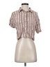 Forever 21 Brown Short Sleeve Blouse Size S - photo 1