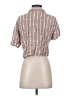 Forever 21 Brown Short Sleeve Blouse Size S - photo 2