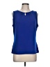Ivanka Trump Blue Sleeveless Blouse Size L - photo 1