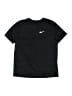 Nike 100% Polyester Black Active T-Shirt Size L (youth) - photo 1