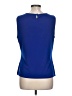 Ivanka Trump Blue Sleeveless Blouse Size L - photo 2