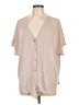 Alya Tan Short Sleeve Henley Size L - photo 1