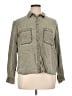 Express 100% Lyocell Green Long Sleeve Button-Down Shirt Size XL - photo 1