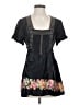Free People Black Short Sleeve Blouse Size SmEstimated - photo 1