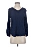 Downeast 100% Rayon Blue 3/4 Sleeve Blouse Size XS - photo 1