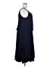 Alex Evenings Solid Blue Cocktail Dress Size 20 - photo 4