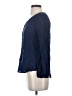 Downeast 100% Rayon Blue 3/4 Sleeve Blouse Size XS - photo 5