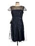JS Collections 100% Polyester Blue Cocktail Dress Size 10 - photo 1