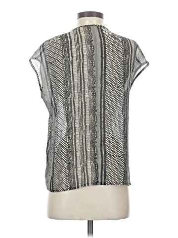 Broadway & Broome Short Sleeve Silk Top (view 2)