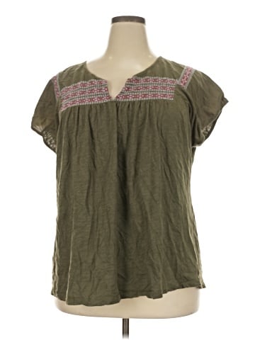 Natural Reflections Short Sleeve Blouse (view 1)