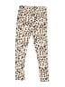 Btween Animal Print Ivory Leggings Size 8 - photo 2