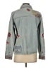 Johnny Was 100% Cotton Floral Blue Denim Jacket Size XS - photo 2