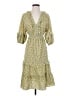 Max Studio Yellow Casual Dress Size S - photo 1