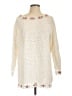 Shenanigans Floral Ivory Pullover Sweater Size L - photo 1