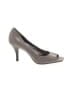 Tahari Graphic Gray Heels Size 8 1/2 - photo 1