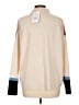 Max Mara Color Block Tan Turtleneck Sweater Size L - photo 2