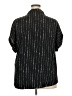 Timeson Black Short Sleeve Blouse Size XXL - photo 2
