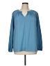 Chaus Blue Long Sleeve T-Shirt Size XL - photo 1