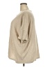 Natural Reflections Tan 3/4 Sleeve Top Size 2X - photo 5