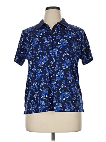 Lands' End Short Sleeve Blouse (view 1)