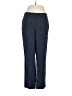 Theory 100% Viscose Chevron-herringbone Blue Casual Pants Size 6 - photo 1