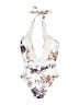 Cupshe Floral Ivory One Piece Swimsuit Size M - photo 2