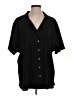 D&Co. Black Short Sleeve Blouse Size 2 - photo 1