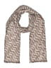 Unbranded Chevron-herringbone Brown Scarf One size - photo 1