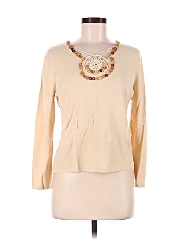 AK Anne Klein Long Sleeve Top (view 1)
